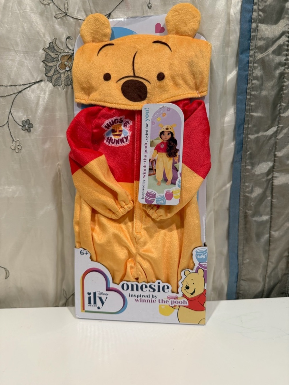 DISNEY ILY 4EVER ONE PIECE PAJAMA SET HOODIE 18" DOLL WINNIE THE POOH - Picture 5 of 10
